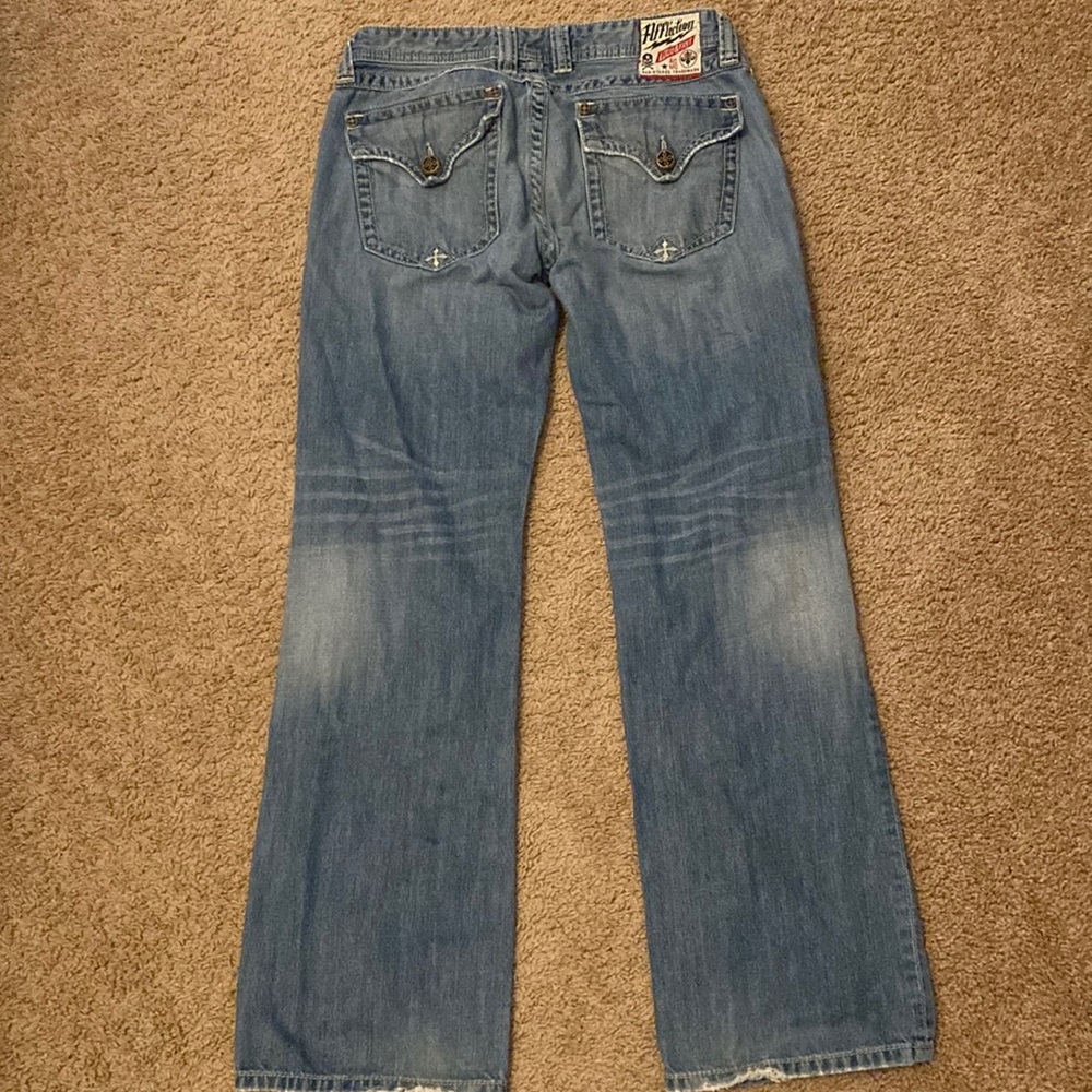 Affliction 32 jeans, relaxed bootcut, minimal wear no stains or rips.